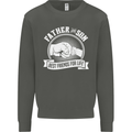 Father & Son Best Friends for Life Kids Sweatshirt Jumper Storm Grey