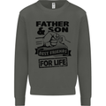 Father & Son Best Friends for Life Kids Sweatshirt Jumper Storm Grey