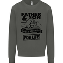 Father & Son Best Friends for Life Kids Sweatshirt Jumper Storm Grey