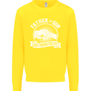 Father & Son Best Friends for Life Kids Sweatshirt Jumper Yellow