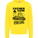 Father & Son Best Friends for Life Kids Sweatshirt Jumper Yellow