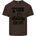 Father & Son Best Friends for Life Kids T-Shirt Childrens Chocolate