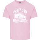 Father & Son Best Friends for Life Kids T-Shirt Childrens Light Pink