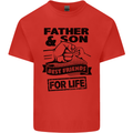 Father & Son Best Friends for Life Kids T-Shirt Childrens Red