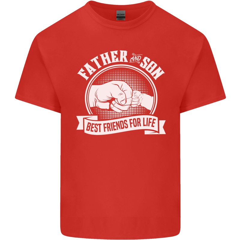 Father & Son Best Friends for Life Kids T-Shirt Childrens Red