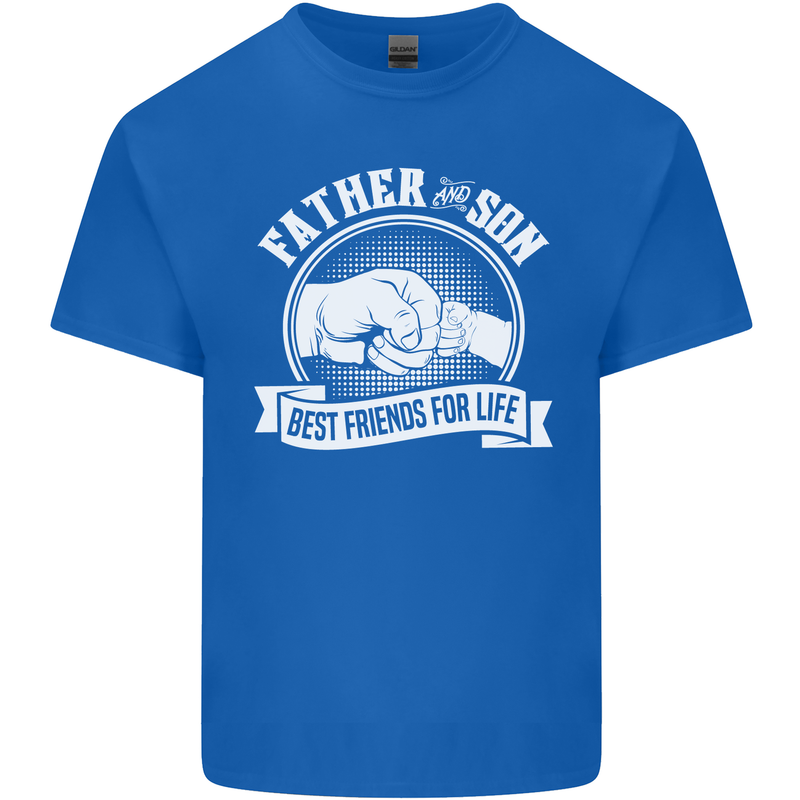 Father & Son Best Friends for Life Kids T-Shirt Childrens Royal Blue