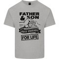 Father & Son Best Friends for Life Kids T-Shirt Childrens Sports Grey