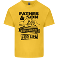 Father & Son Best Friends for Life Kids T-Shirt Childrens Yellow
