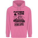Father & Son Best Friends for Life Mens 80% Cotton Hoodie Azelea