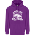 Father & Son Best Friends for Life Mens 80% Cotton Hoodie Purple