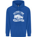 Father & Son Best Friends for Life Mens 80% Cotton Hoodie Royal Blue