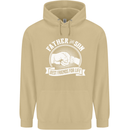 Father & Son Best Friends for Life Mens 80% Cotton Hoodie Sand
