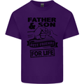 Father & Son Best Friends for Life Mens Cotton T-Shirt Tee Top Purple