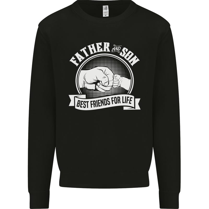Father & Son Best Friends for Life Mens Sweatshirt Jumper Black