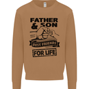 Father & Son Best Friends for Life Mens Sweatshirt Jumper Caramel Latte