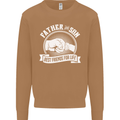 Father & Son Best Friends for Life Mens Sweatshirt Jumper Caramel Latte