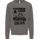 Father & Son Best Friends for Life Mens Sweatshirt Jumper Charcoal