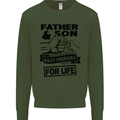 Father & Son Best Friends for Life Mens Sweatshirt Jumper Forest Green
