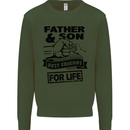Father & Son Best Friends for Life Mens Sweatshirt Jumper Forest Green