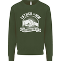 Father & Son Best Friends for Life Mens Sweatshirt Jumper Forest Green
