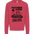 Father & Son Best Friends for Life Mens Sweatshirt Jumper Heliconia