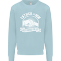 Father & Son Best Friends for Life Mens Sweatshirt Jumper Light Blue