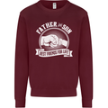 Father & Son Best Friends for Life Mens Sweatshirt Jumper Maroon