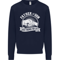 Father & Son Best Friends for Life Mens Sweatshirt Jumper Navy Blue