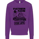 Father & Son Best Friends for Life Mens Sweatshirt Jumper Purple