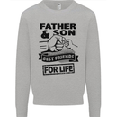 Father & Son Best Friends for Life Mens Sweatshirt Jumper Sports Grey
