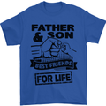 Father & Son Best Friends for Life Mens T-Shirt Cotton Gildan Royal Blue