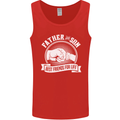 Father & Son Best Friends for Life Mens Vest Tank Top Red