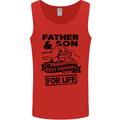 Father & Son Best Friends for Life Mens Vest Tank Top Red