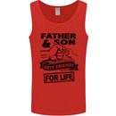 Father & Son Best Friends for Life Mens Vest Tank Top Red