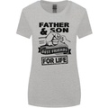Father & Son Best Friends for Life Womens Wider Cut T-Shirt Sports Grey