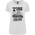 Father & Son Best Friends for Life Womens Wider Cut T-Shirt White