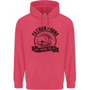 Father & Sons Best Friends Father's Day Childrens Kids Hoodie Heliconia