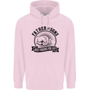 Father & Sons Best Friends Father's Day Childrens Kids Hoodie Light Pink