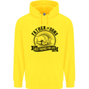 Father & Sons Best Friends Father's Day Childrens Kids Hoodie Yellow