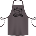 Father & Sons Best Friends Father's Day Cotton Apron 100% Organic Dark Grey