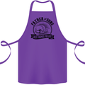 Father & Sons Best Friends Father's Day Cotton Apron 100% Organic Purple