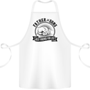 Father & Sons Best Friends Father's Day Cotton Apron 100% Organic White