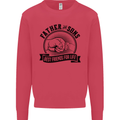 Father & Sons Best Friends Father's Day Kids Sweatshirt Jumper Heliconia