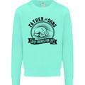 Father & Sons Best Friends Father's Day Kids Sweatshirt Jumper Peppermint
