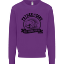 Father & Sons Best Friends Father's Day Kids Sweatshirt Jumper Purple