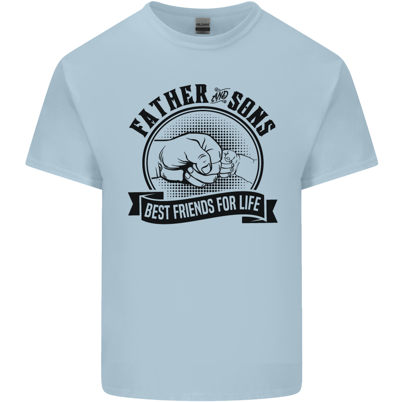 Father & Sons Best Friends Father's Day Kids T-Shirt Childrens Light Blue