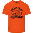 Father & Sons Best Friends Father's Day Kids T-Shirt Childrens Orange