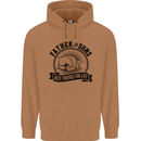 Father & Sons Best Friends Father's Day Mens 80% Cotton Hoodie Caramel Latte