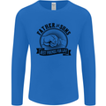 Father & Sons Best Friends Father's Day Mens Long Sleeve T-Shirt Royal Blue