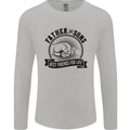 Father & Sons Best Friends Father's Day Mens Long Sleeve T-Shirt Sports Grey